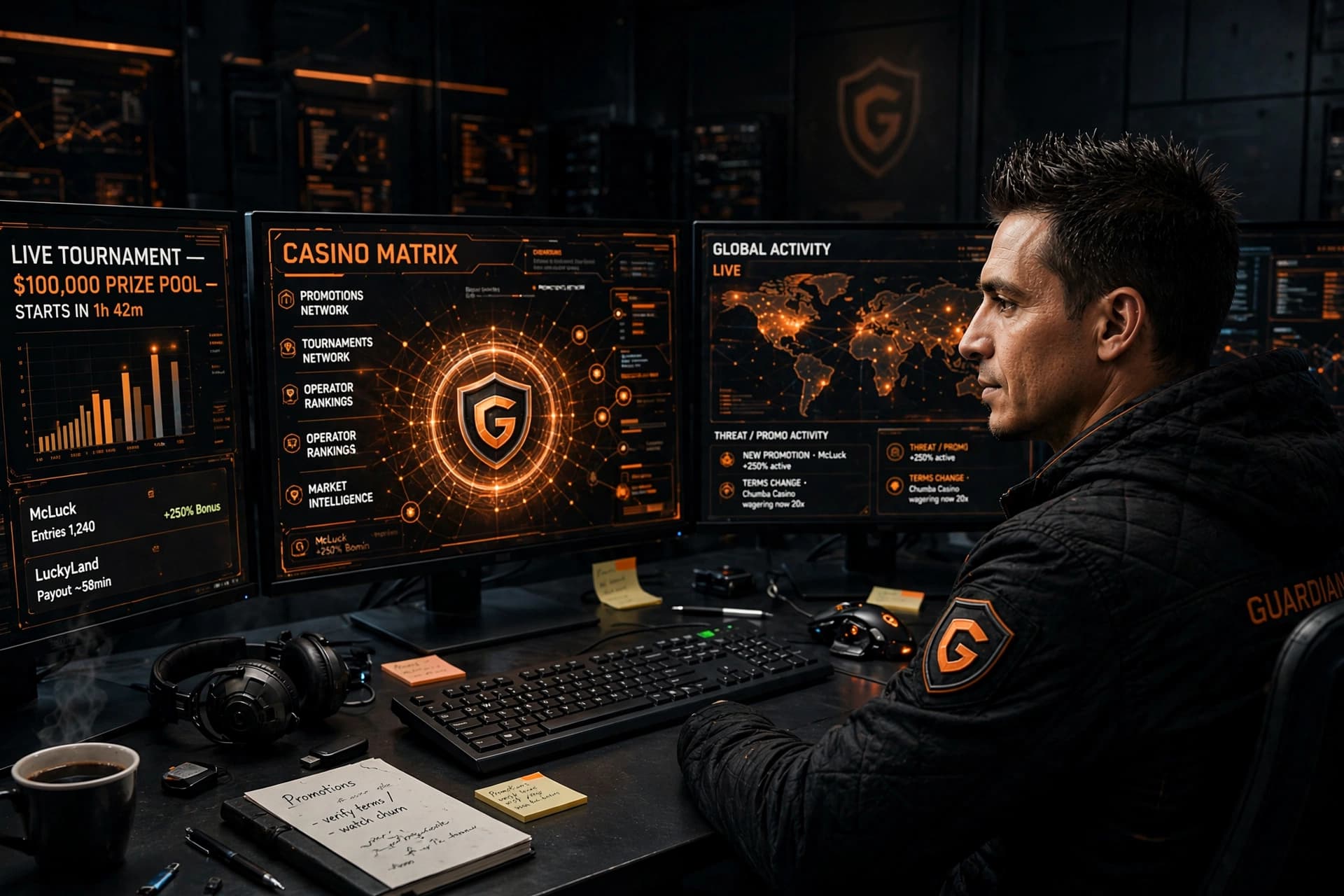 Guardian protecting players with live casino intelligence